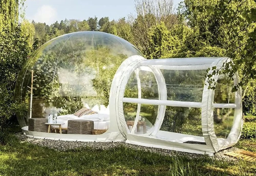 transparent crystal bubble tent